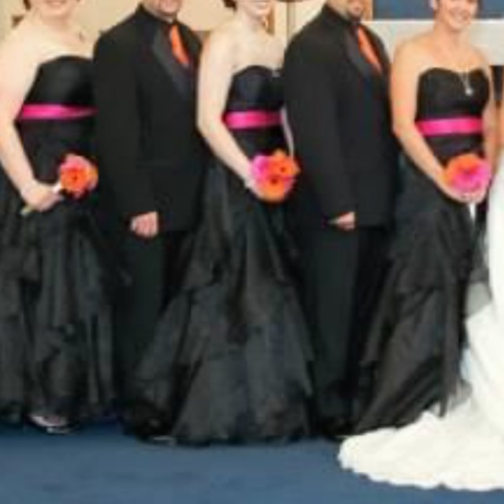 Black bridesmaid/prom dress